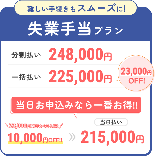 失業手当プラン